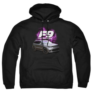 AN OFFCIALLY LICENSED FAST AND THE FURIOUS 9 JEEP ADULT UNISEX PULLOVER HOODIE BLACK