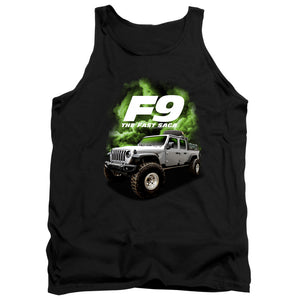 AN OFFCIALLY LICENSED FAST AND THE FURIOUS 9 TRUCK ADULT UNISEX TANK TOP BLACK