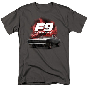 AN OFFCIALLY LICENSED FAST AND THE FURIOUS 9 CAMERO MEN'S REGULAR FIT T-SHIRT BLACK