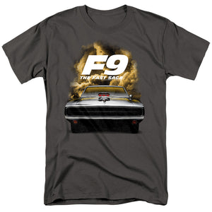 AN OFFCIALLY LICENSED FAST AND THE FURIOUS 9 CAMERO FRONT MEN'S REGULAR FIT T-SHIRT BLACK