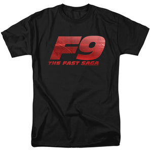 AN OFFCIALLY LICENSED FAST AND THE FURIOUS 9 F9 MAPLOGO MEN'S REGULAR FIT T-SHIRT BLACK