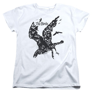 AN OFFCIALLY LICENSED BIRDS TITLE WOMEN'S REGULAR FIT T-SHIRT WHITE
