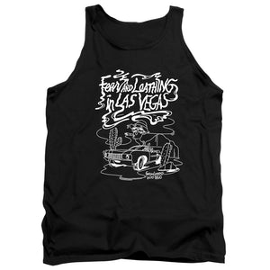 AN OFFCIALLY LICENSED FEAR AND LOATHING IN LAS VEGAS DESERT DRIVE MONO ADULT UNISEX TANK TOP BLACK