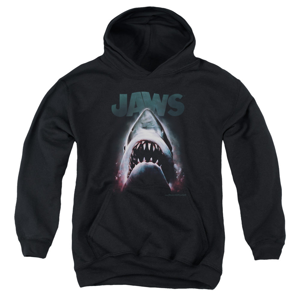 AN OFFCIALLY LICENSED JAWS TERROR IN THE DEEP YOUTH HOODIE BLACK
