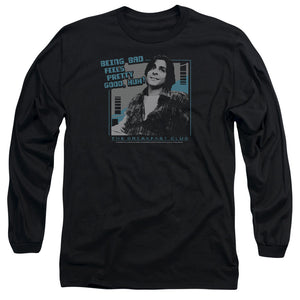 AN OFFCIALLY LICENSED BREAKFAST CLUB BAD MEN'S LONG SLEEVE T-SHIRT BLACK