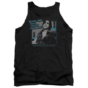 AN OFFCIALLY LICENSED BREAKFAST CLUB BAD ADULT UNISEX TANK TOP BLACK