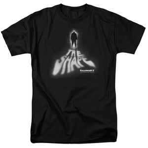 AN OFFCIALLY LICENSED HALLOWEEN II THE SHAPE MEN'S REGULAR FIT T-SHIRT BLACK