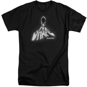 AN OFFCIALLY LICENSED HALLOWEEN II THE SHAPE MEN'S TALL FIT T-SHIRT BLACK