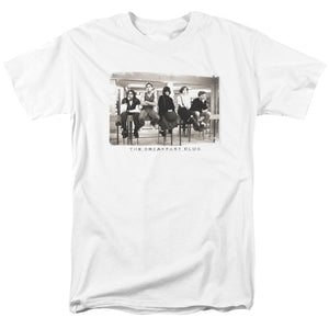 AN OFFCIALLY LICENSED BREAKFAST CLUB MUGS MEN'S REGULAR FIT T-SHIRT WHITE