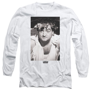 AN OFFCIALLY LICENSED ANIMAL HOUSE THE ANIMAL MEN'S LONG SLEEVE T-SHIRT WHITE