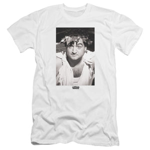 AN OFFCIALLY LICENSED ANIMAL HOUSE THE ANIMAL MEN'S PREMIUM SLIM FIT T-SHIRT WHITE