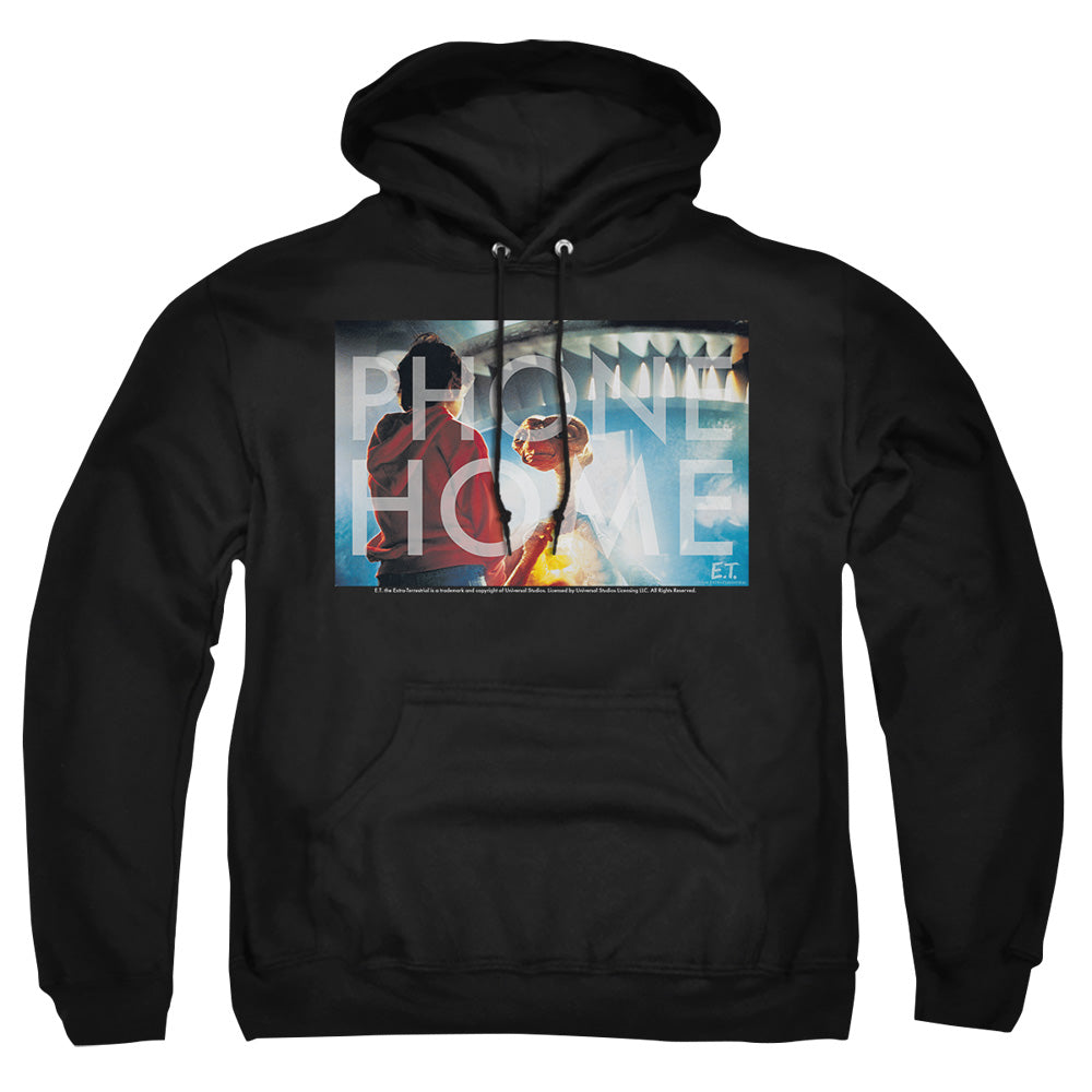 AN OFFCIALLY LICENSED ET KNOCKOUT ADULT UNISEX PULLOVER HOODIE BLACK