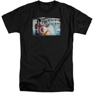 AN OFFCIALLY LICENSED ET KNOCKOUT MEN'S TALL FIT T-SHIRT BLACK