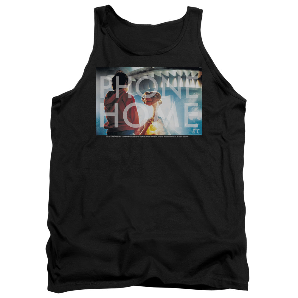 AN OFFCIALLY LICENSED ET KNOCKOUT ADULT UNISEX TANK TOP BLACK