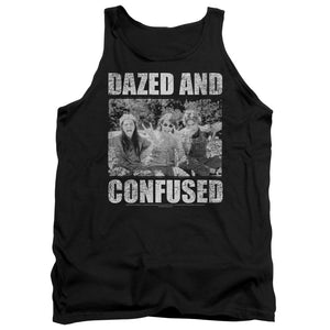 AN OFFCIALLY LICENSED DAZED AND CONFUSED ROCK ON ADULT UNISEX TANK TOP BLACK