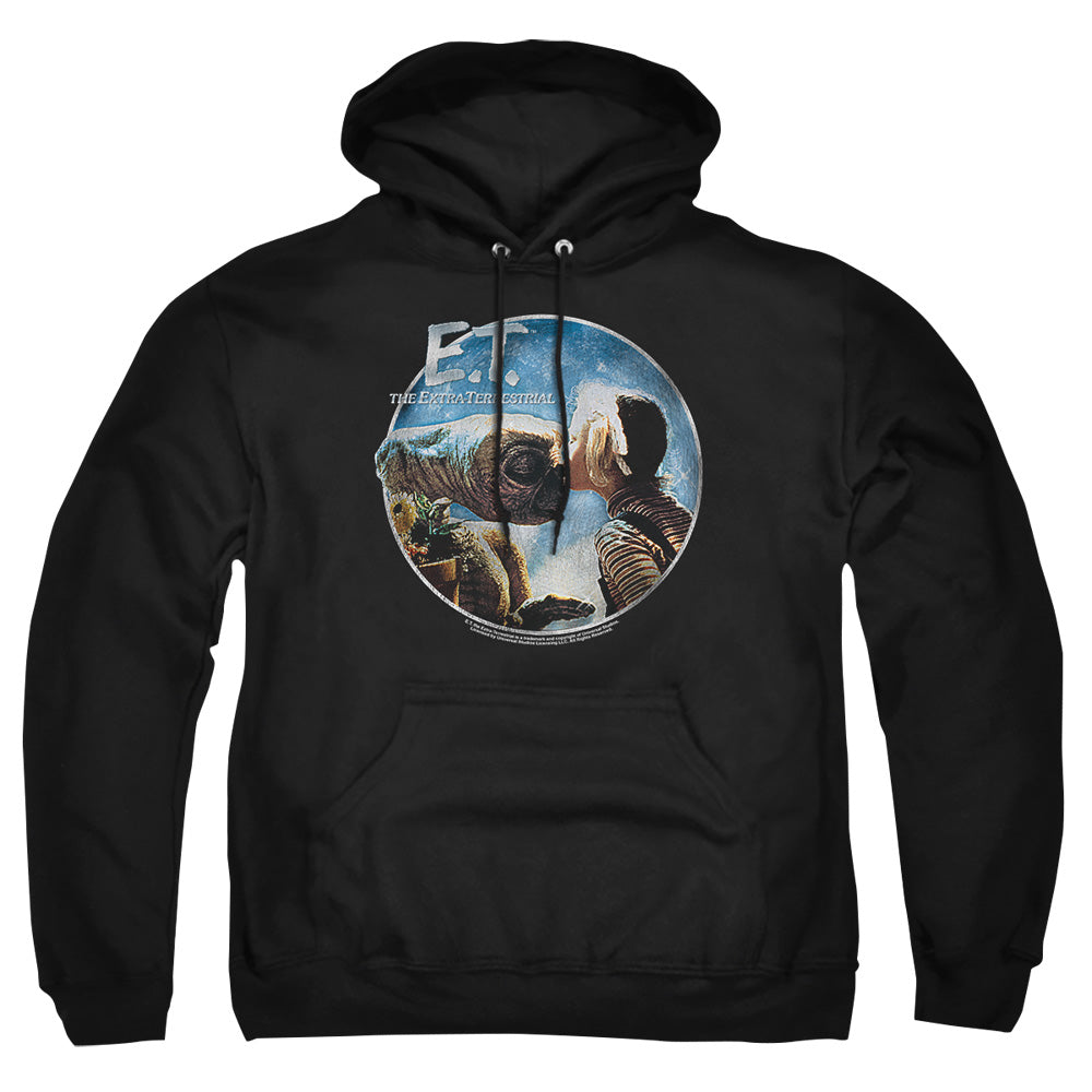 AN OFFCIALLY LICENSED ET GERTIE KISSES ADULT UNISEX PULLOVER HOODIE BLACK