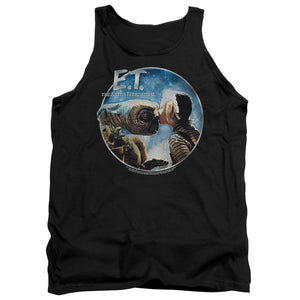 AN OFFCIALLY LICENSED ET GERTIE KISSES ADULT UNISEX TANK TOP BLACK
