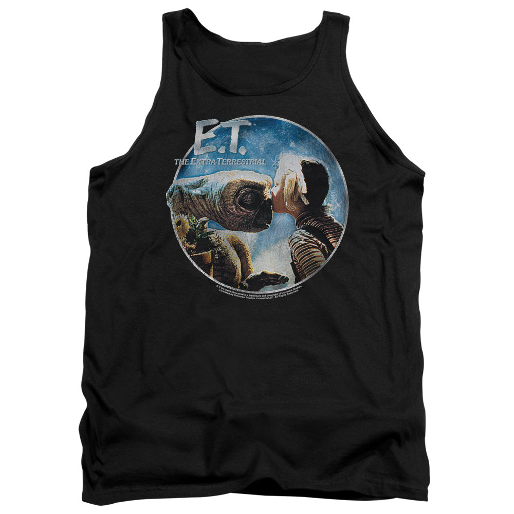 AN OFFCIALLY LICENSED ET GERTIE KISSES ADULT UNISEX TANK TOP BLACK