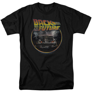AN OFFCIALLY LICENSED BACK TO THE FUTURE BACK MEN'S REGULAR FIT T-SHIRT BLACK