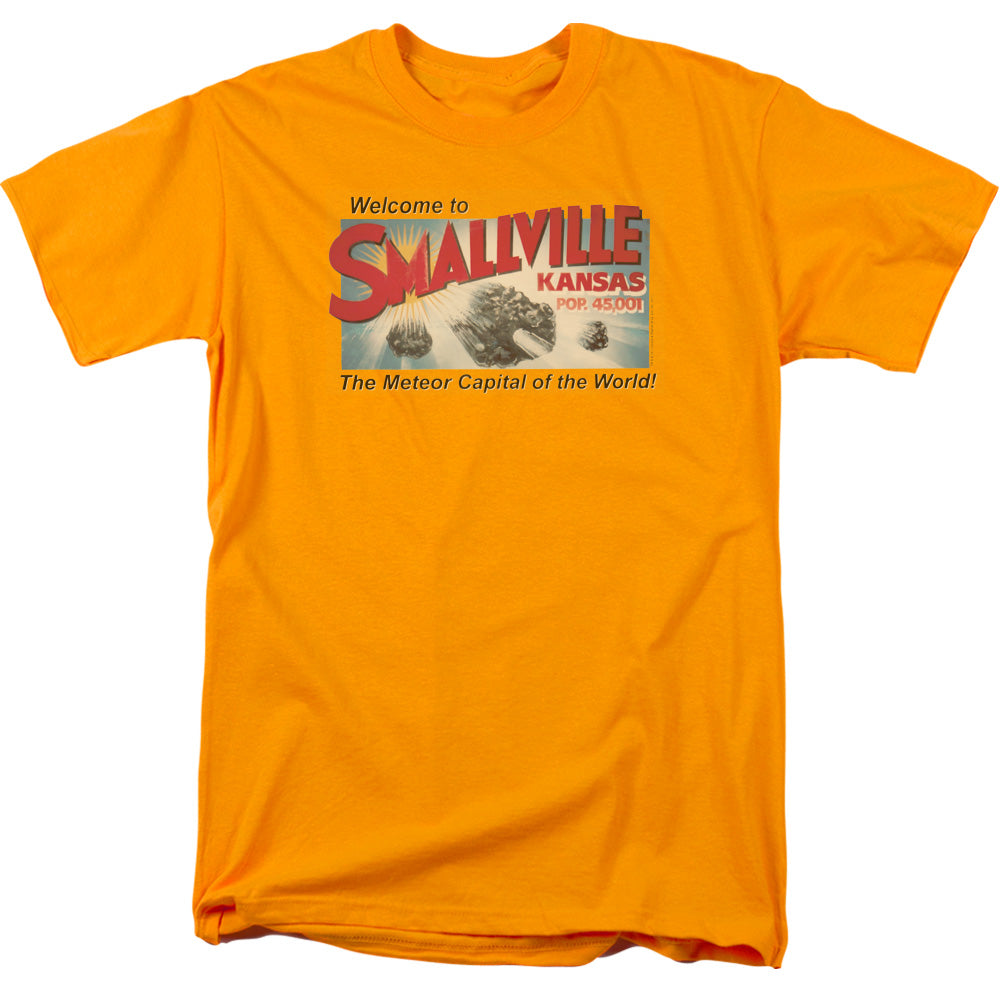 Smallville Welcome To Smallville Licensed Adult Unisex T-Shirt Regular Fit Tee