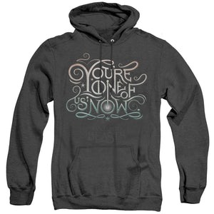 AN OFFCIALLY LICENSED FANTASTIC BEASTS ONE OF US ADULT UNISEX HEATHER PULLOVER HOODIE BLACK