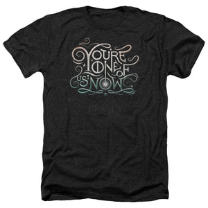 AN OFFCIALLY LICENSED FANTASTIC BEASTS ONE OF US MEN'S HEATHER T-SHIRT CHARCOAL