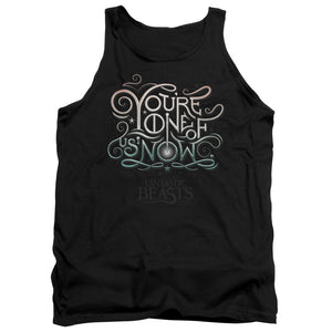 AN OFFCIALLY LICENSED FANTASTIC BEASTS ONE OF US ADULT UNISEX TANK TOP BLACK