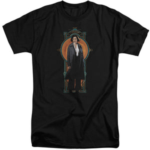 AN OFFCIALLY LICENSED FANTASTIC BEASTS PORPENTINA GOLDSTEIN MEN'S TALL FIT T-SHIRT BLACK