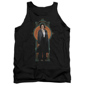 AN OFFCIALLY LICENSED FANTASTIC BEASTS PORPENTINA GOLDSTEIN ADULT UNISEX TANK TOP BLACK