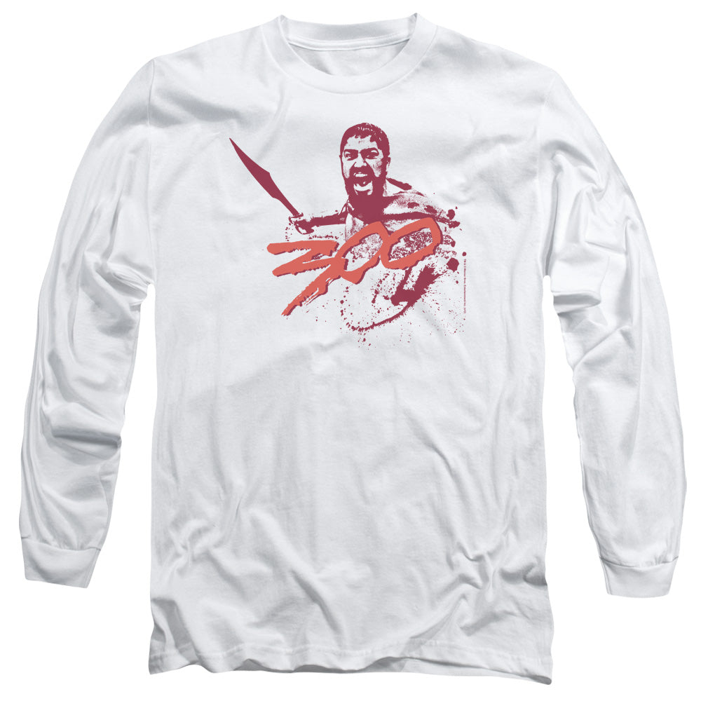 300 Logo Licensed Adult Unisex Long Sleeve T-Shirt LG