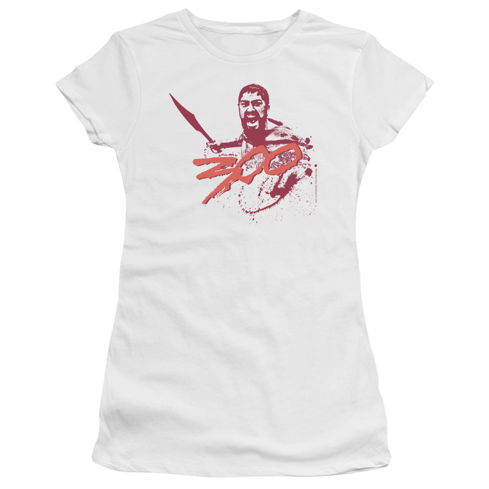 300 Logo Licensed Women's T-Shirt Juniors LG