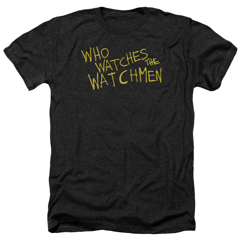 Watchmen Who Watches Licensed Adult Unisex T-Shirt Heather Tee LG