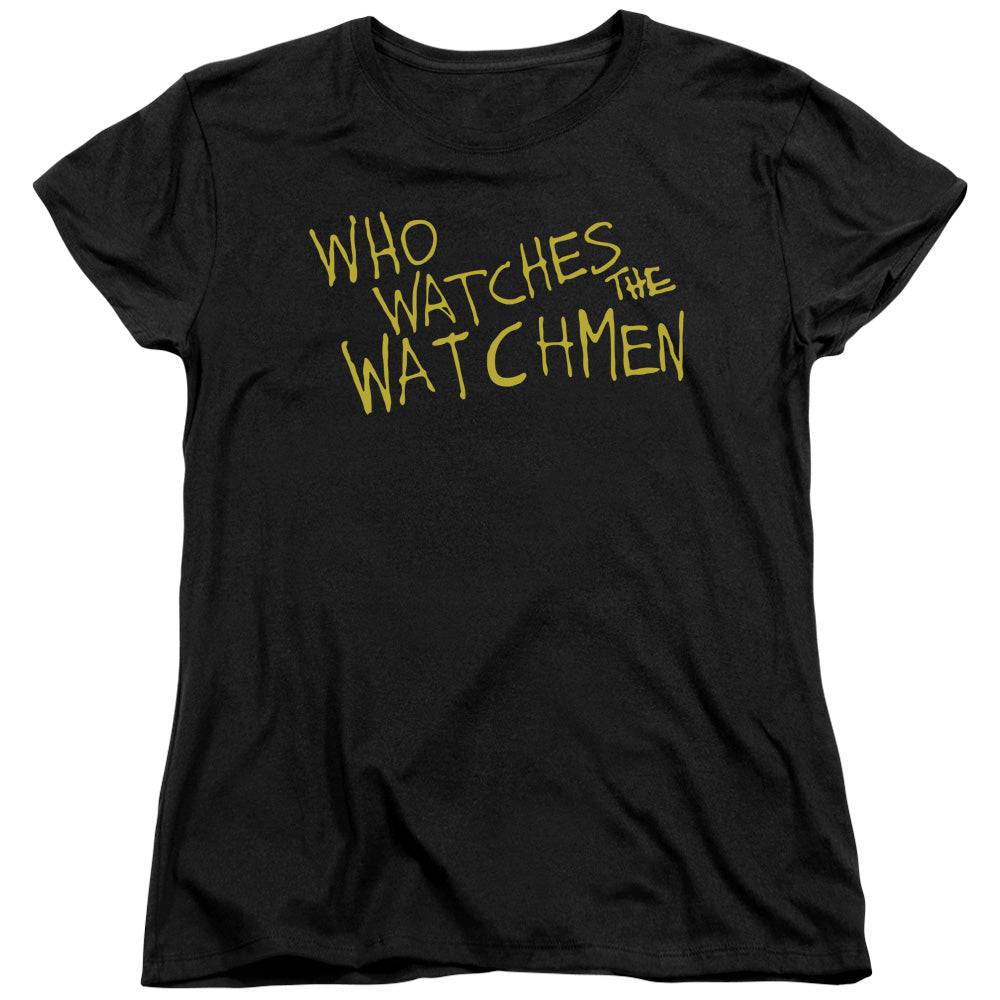Watchmen Who Watches Licensed Women's T-Shirt Regular Fit LG