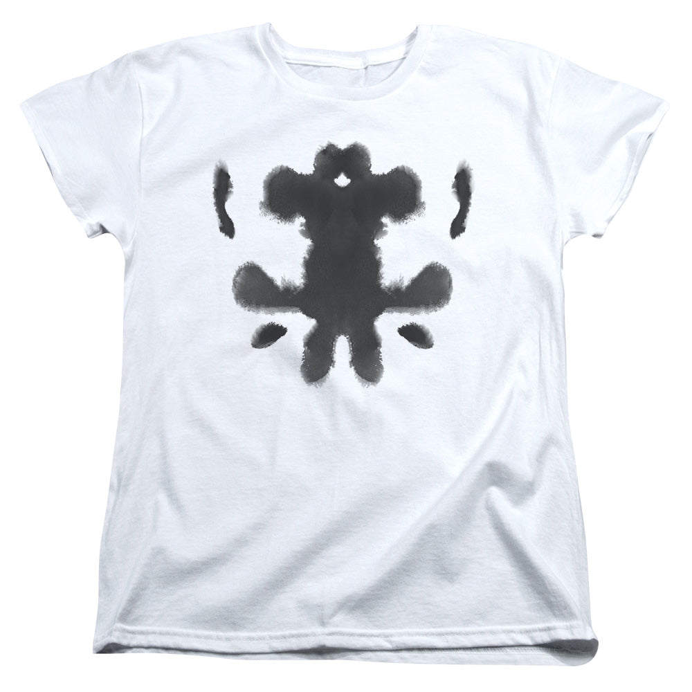 Watchmen Rorschach Face Licensed Women's T-Shirt Regular Fit LG