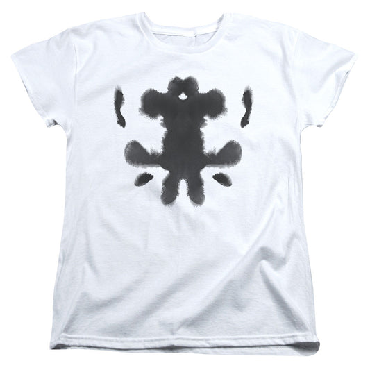 Watchmen Rorschach Face Licensed Women's T-Shirt Regular Fit LG