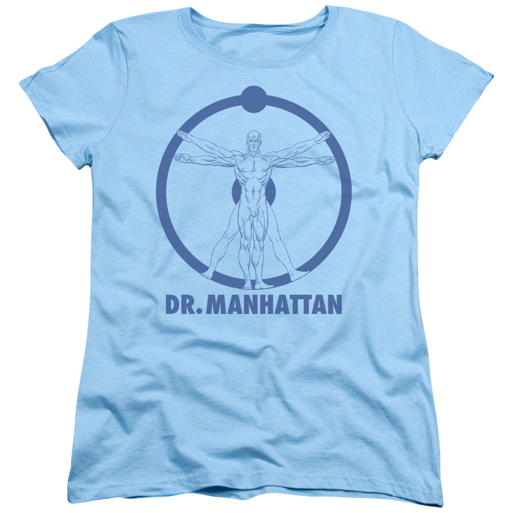 Watchmen Dr Manhattan Licensed Women's T-Shirt Regular Fit LG