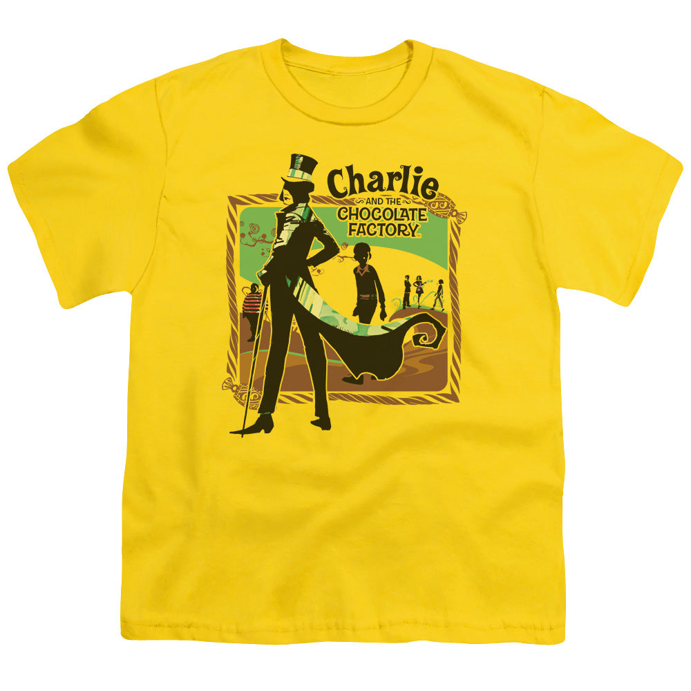 Chocolate Factory Chocolate River Licensed Kid's T-Shirt (Ages 4-7) SM-XL