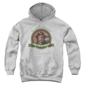 AN OFFCIALLY LICENSED CHRISTMAS VACATION BREAK WIND YOUTH HOODIE ATHLETIC HEATHER