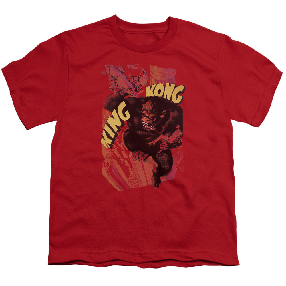 King Kong Plane Grab Licensed Kid's T-Shirt (Ages 4-7) SM-MD