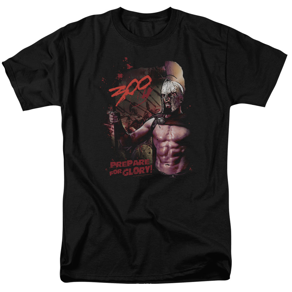 300 Prepare For Glory Licensed Adult Unisex T-Shirt Regular Fit Tee MD-XL
