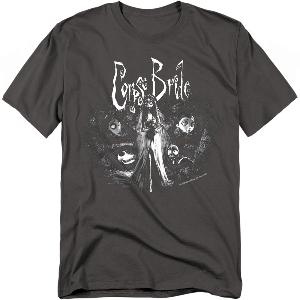 Corpse Bride Bride To Be Licensed Adult Unisex T-Shirt Regular Fit Tee SM-XL