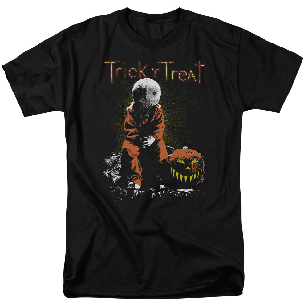 Trick R Treat Sitting Sam Licensed Adult Unisex T-Shirt Regular Fit Tee SM-3X