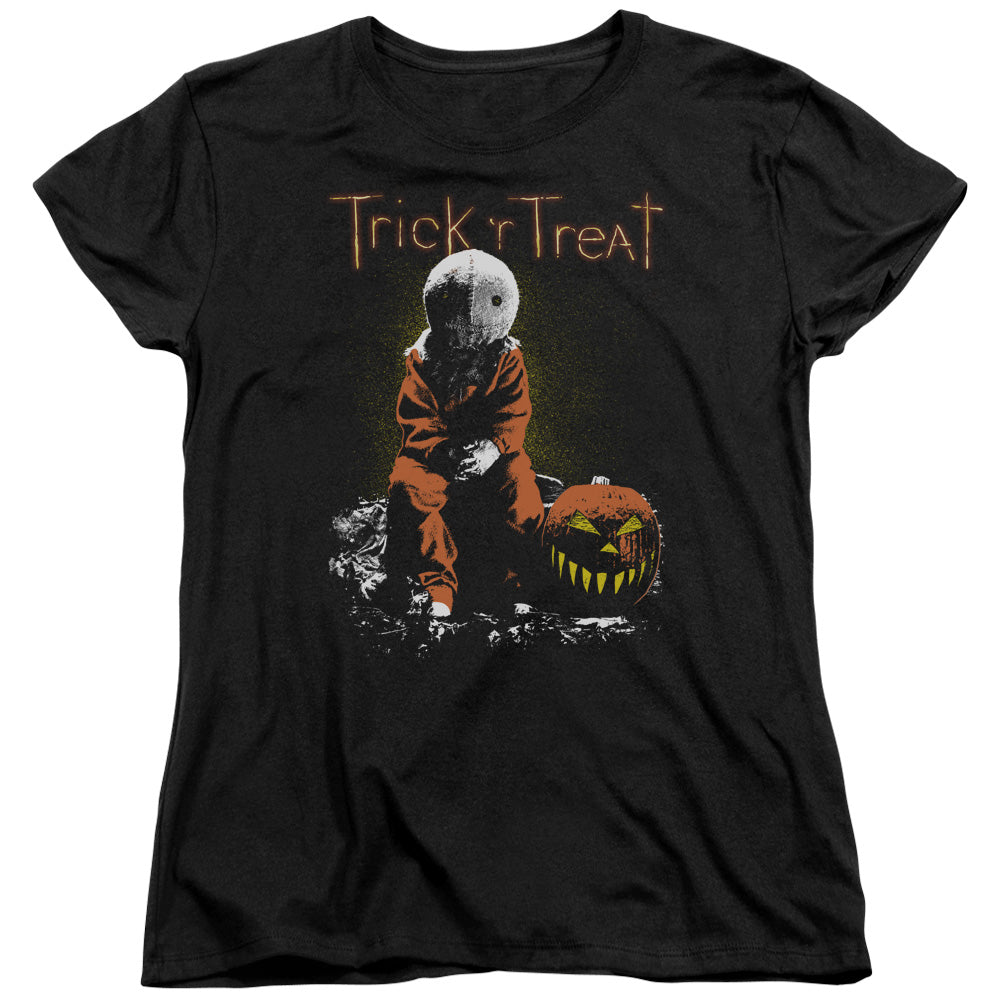 Trick R Treat Sitting Sam Licensed Women's T-Shirt Regular Fit SM-LG