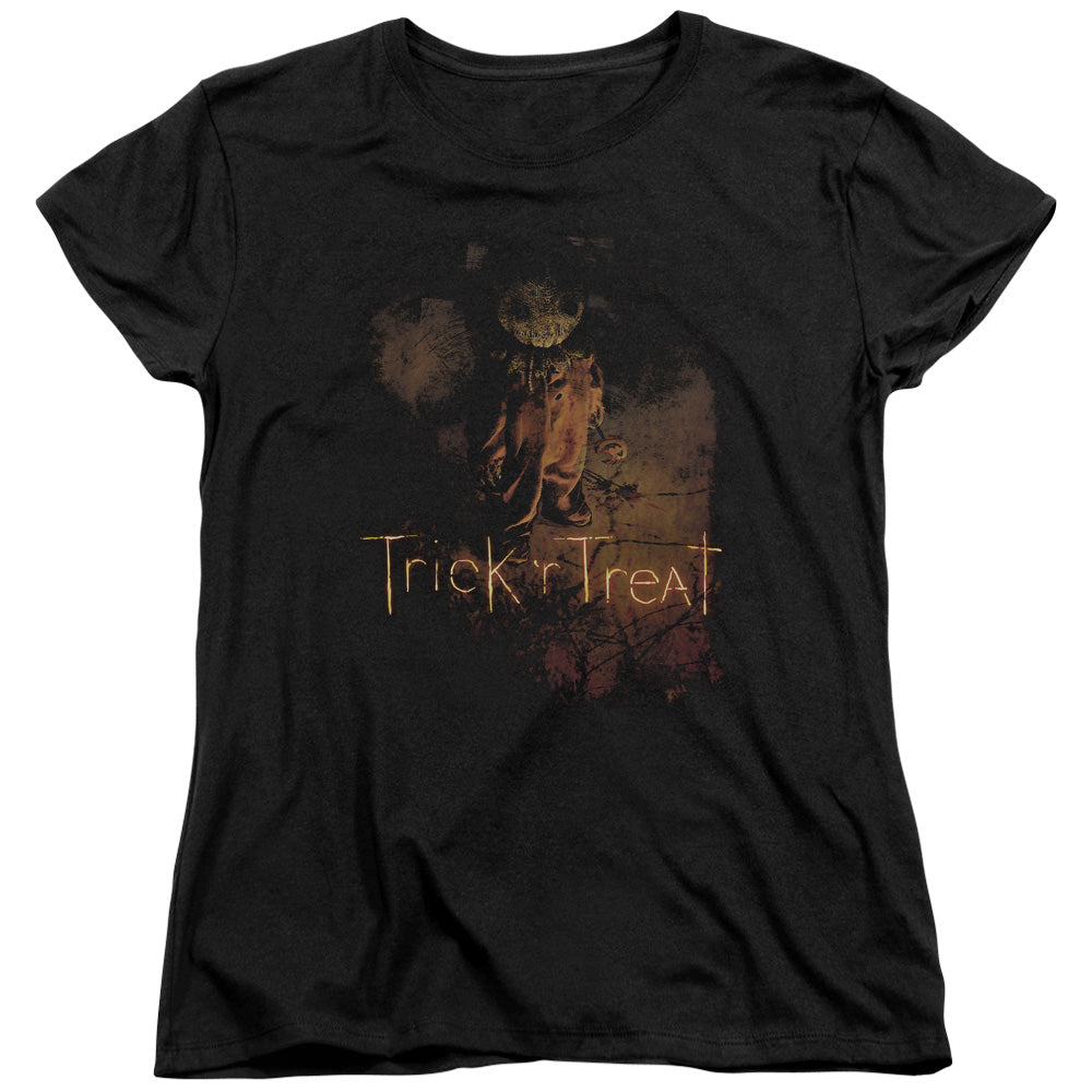Trick R Treat Movie Poster Licensed Women's T-Shirt Regular Fit SM-LG