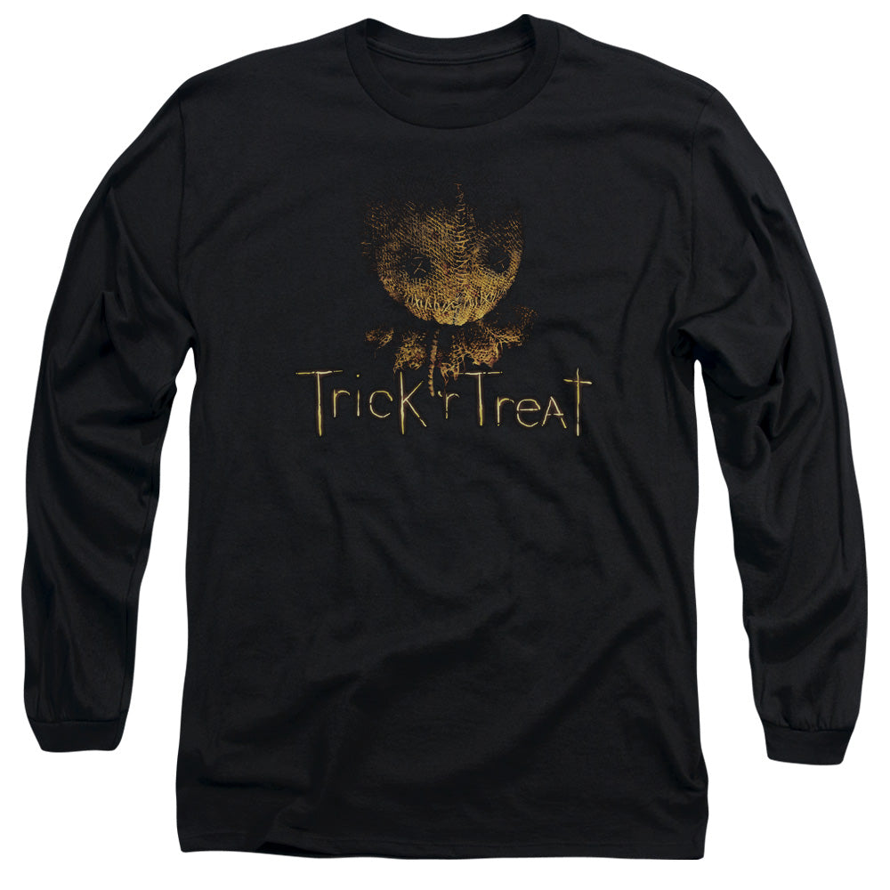 Trick R Treat Logo Licensed Adult Unisex Long Sleeve T-Shirt LG