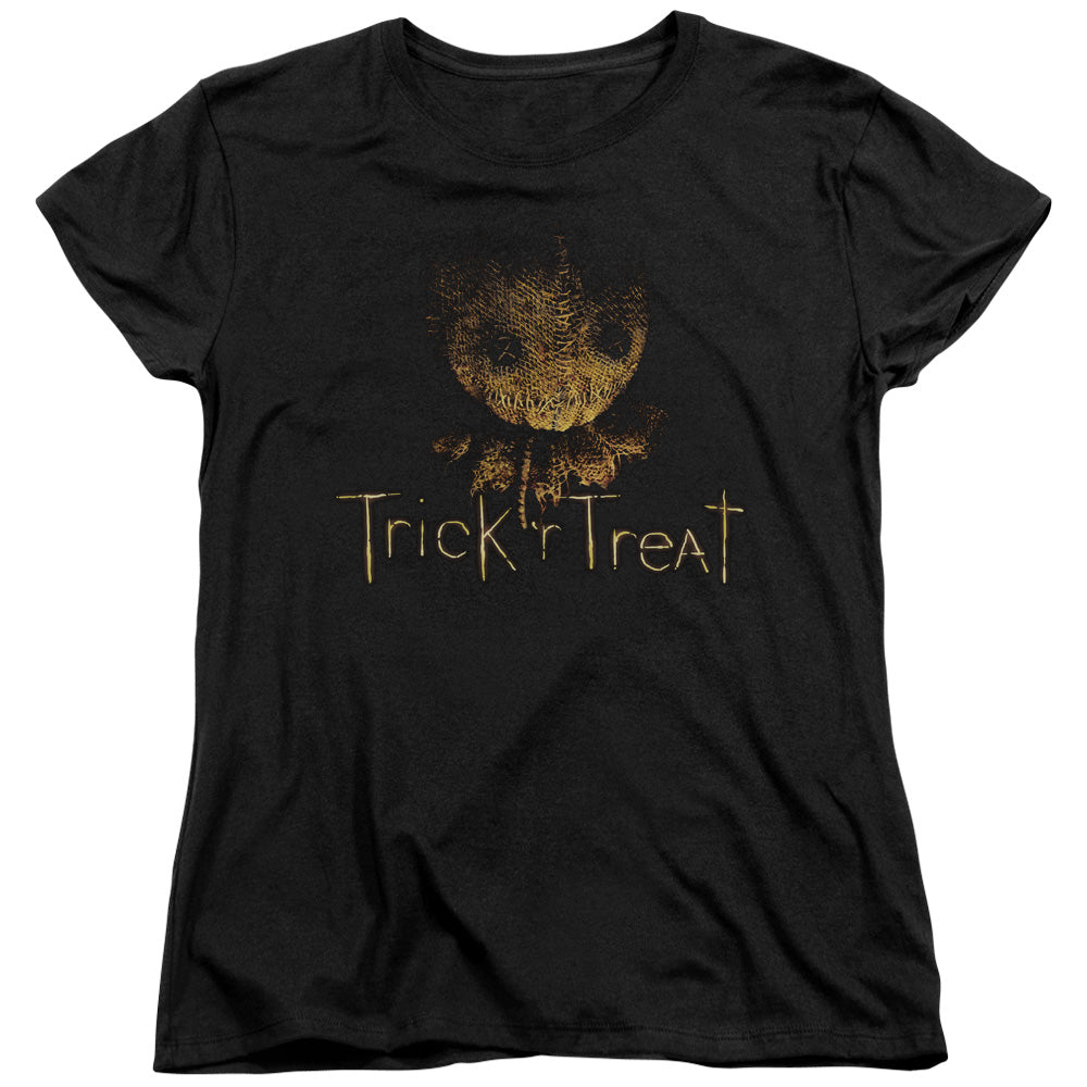 Trick R Treat Logo Licensed Women's T-Shirt Regular Fit LG