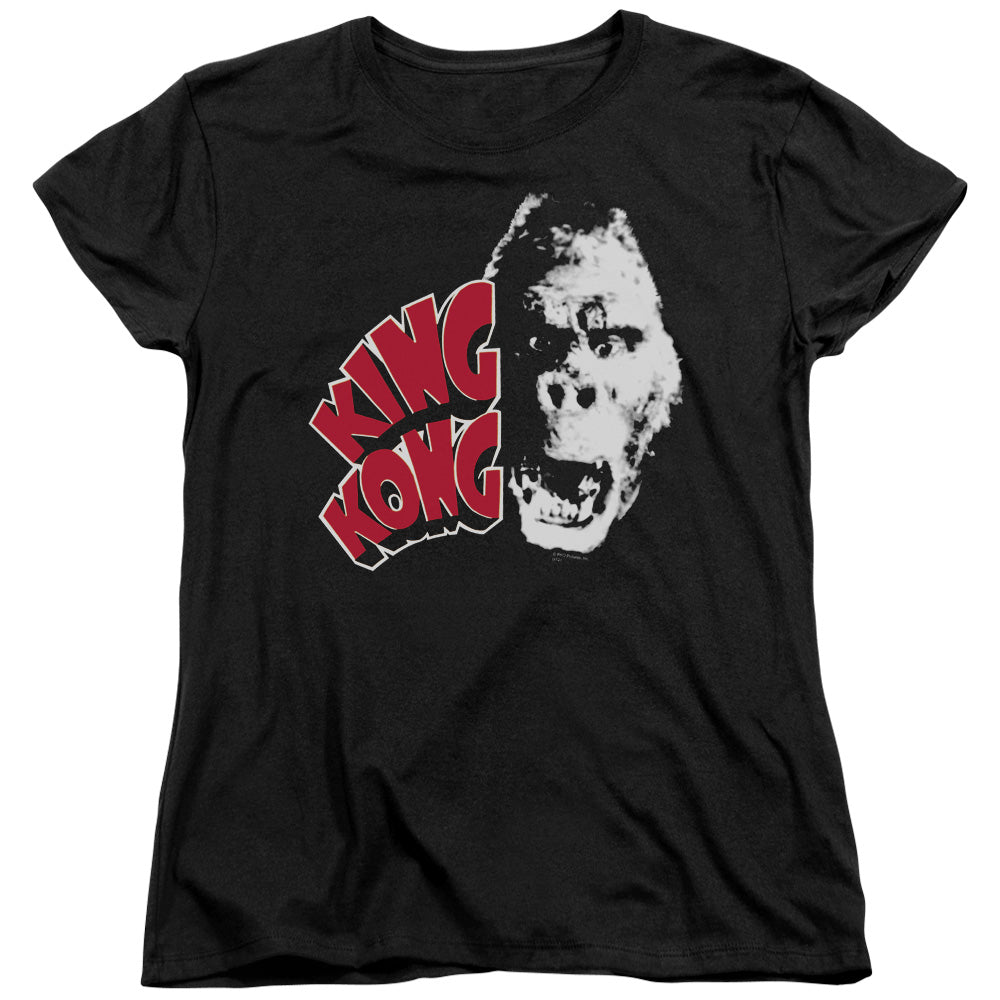 King Kong Kong Head Licensed Women's T-Shirt Regular Fit LG