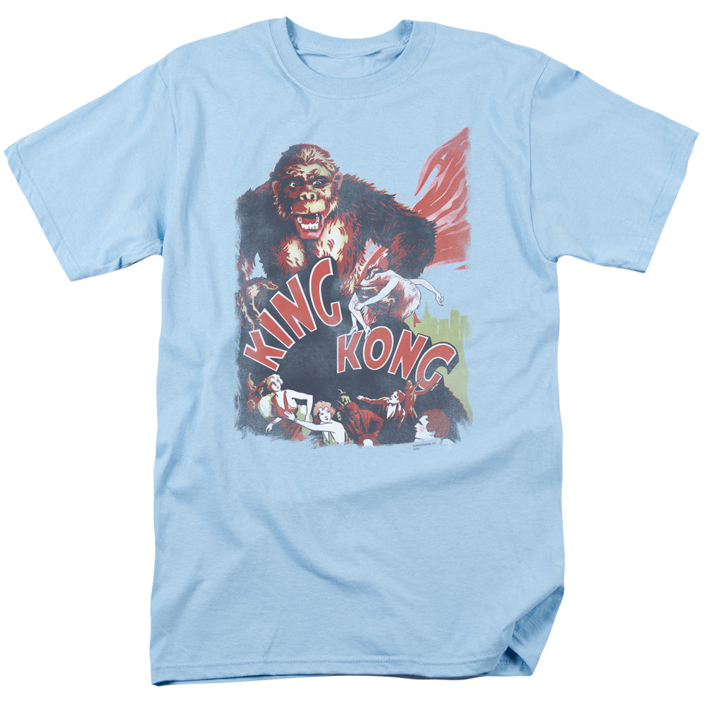 King Kong You Better Run Licensed Adult Unisex T-Shirt Regular Fit Tee LG