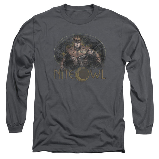 Watchmen Nite Owl Licensed Adult Unisex Long Sleeve T-Shirt LG
