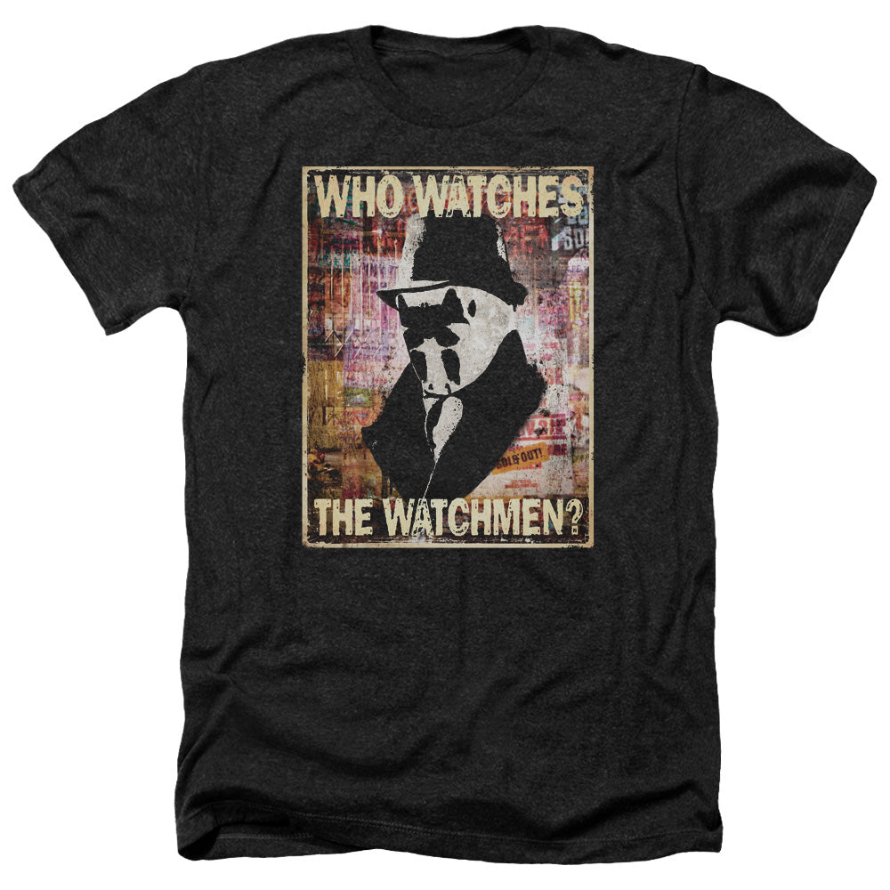 Watchmen Who Watches Licensed Adult Unisex T-Shirt Heather Tee LG